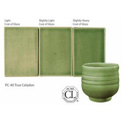 Prava celadon glazura Amaco PC-40, 476 ml