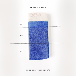 Indigo modra glazura Botz 9889, 200 ml