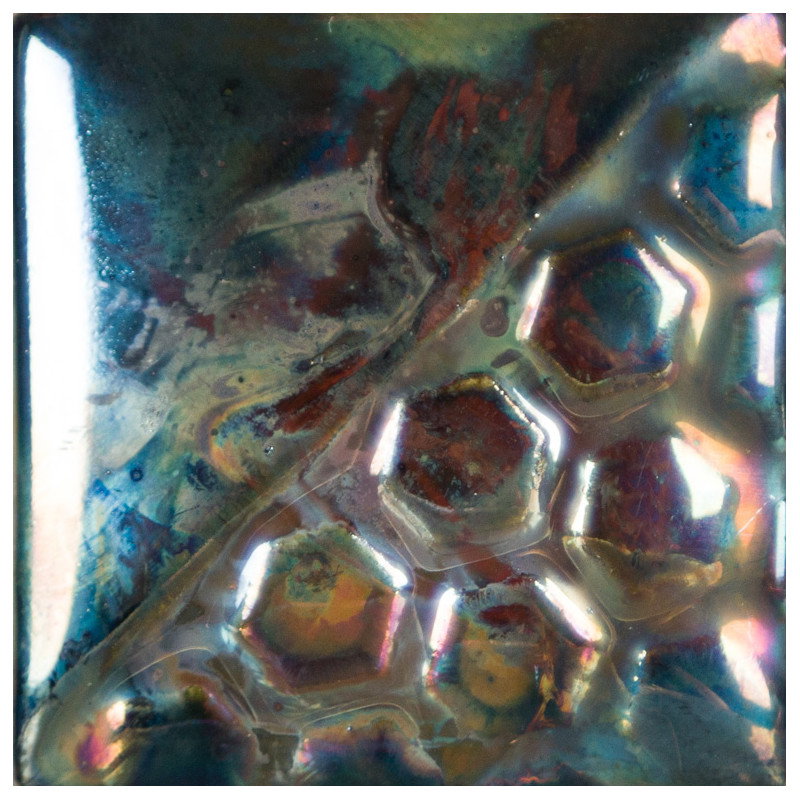 Črna metal raku glazura Mayco RK-100, 473 ml