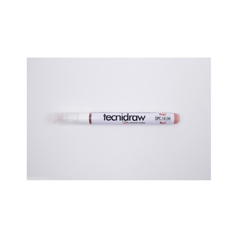 Rdeč keramični flomaster Tecnidraw DIEZ DPC-141