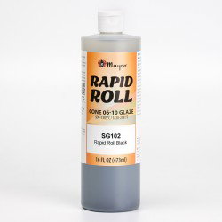 Rapid Roll crna glazura za brzo glaziranje SG102 473 ml